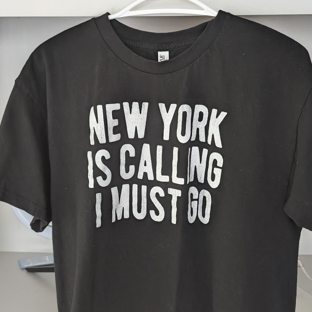 Men's M blk tee 100% cotton